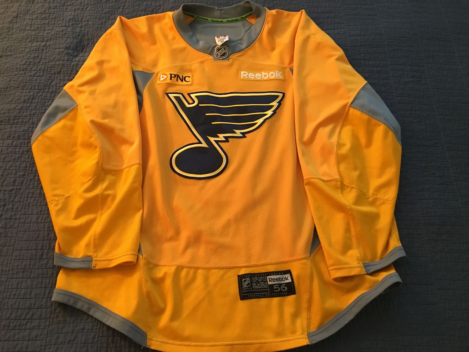 Reebok st louis shop blues practice jersey
