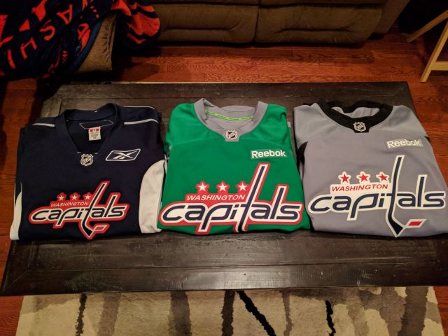 Caps Practice Jerseys