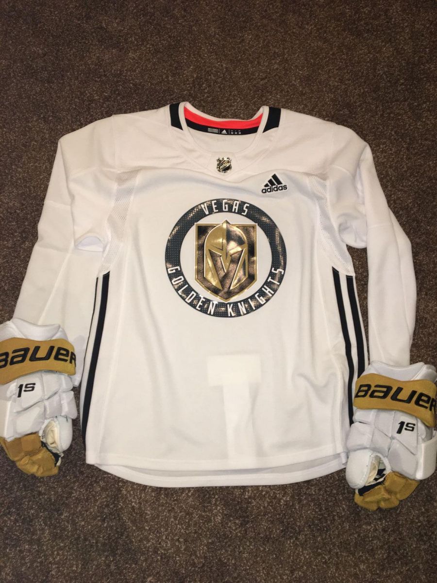 Las Vegas Golden Knights Firstar Gamewear Pro Performance Hockey Jersey White / Medium