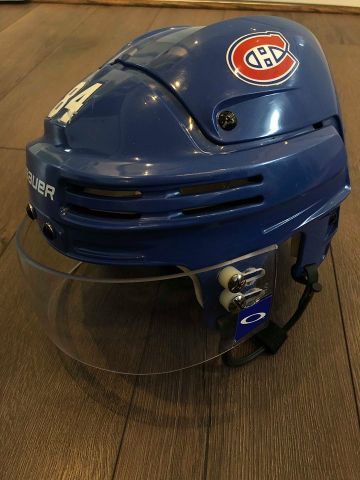 Montreal Canadiens Bauer 4500 Helmet with Oakley visor
