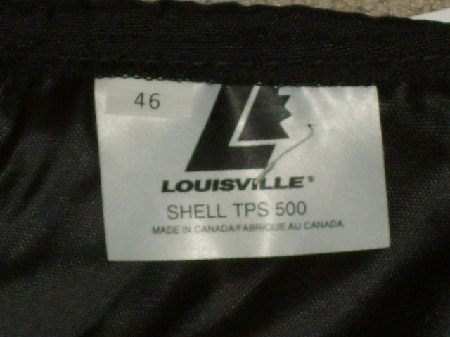 Louisville black, white, maroon pant shell- -46