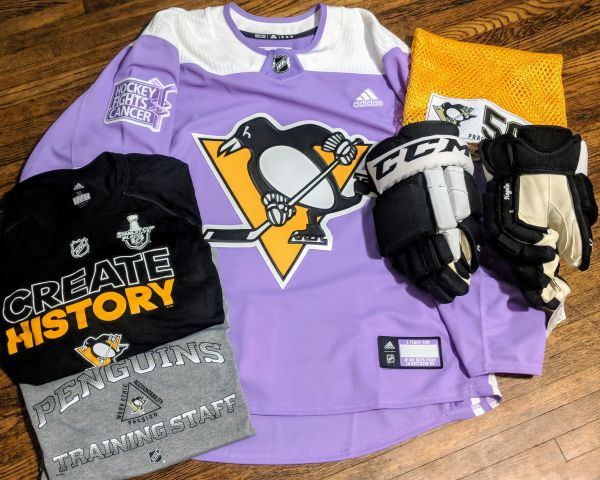 2018 Pittsburgh Penguins' Equipment Sale Haul