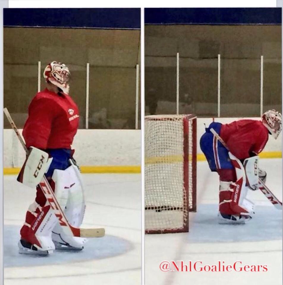 Carey Price in bauer gear Goalie Gear Gallery Pro Stock Hockey